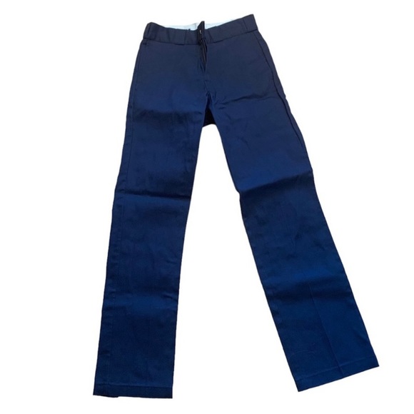 Dickie's 874 Original Work Pants Loose Fit Patchwork
Waist Cargo Pants Navy Blue - Picture 3 of 13